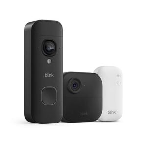 Blink Outdoor 4 Camera + Battery Doorbell 2K+ & Sync Module Core