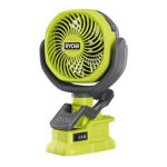 Factory Blemished: Ryobi One+ 18V 4" Blade Clamp Fan (Tool Only)
