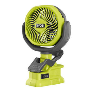 Factory Blemished: Ryobi One+ 18V 4" Blade Clamp Fan (Tool Only)