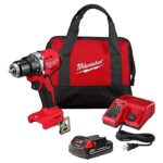 Milwaukee M18 18V Brushless 1/2" Drill/Driver Kit w/ 2.0 Ah Battery & Charger